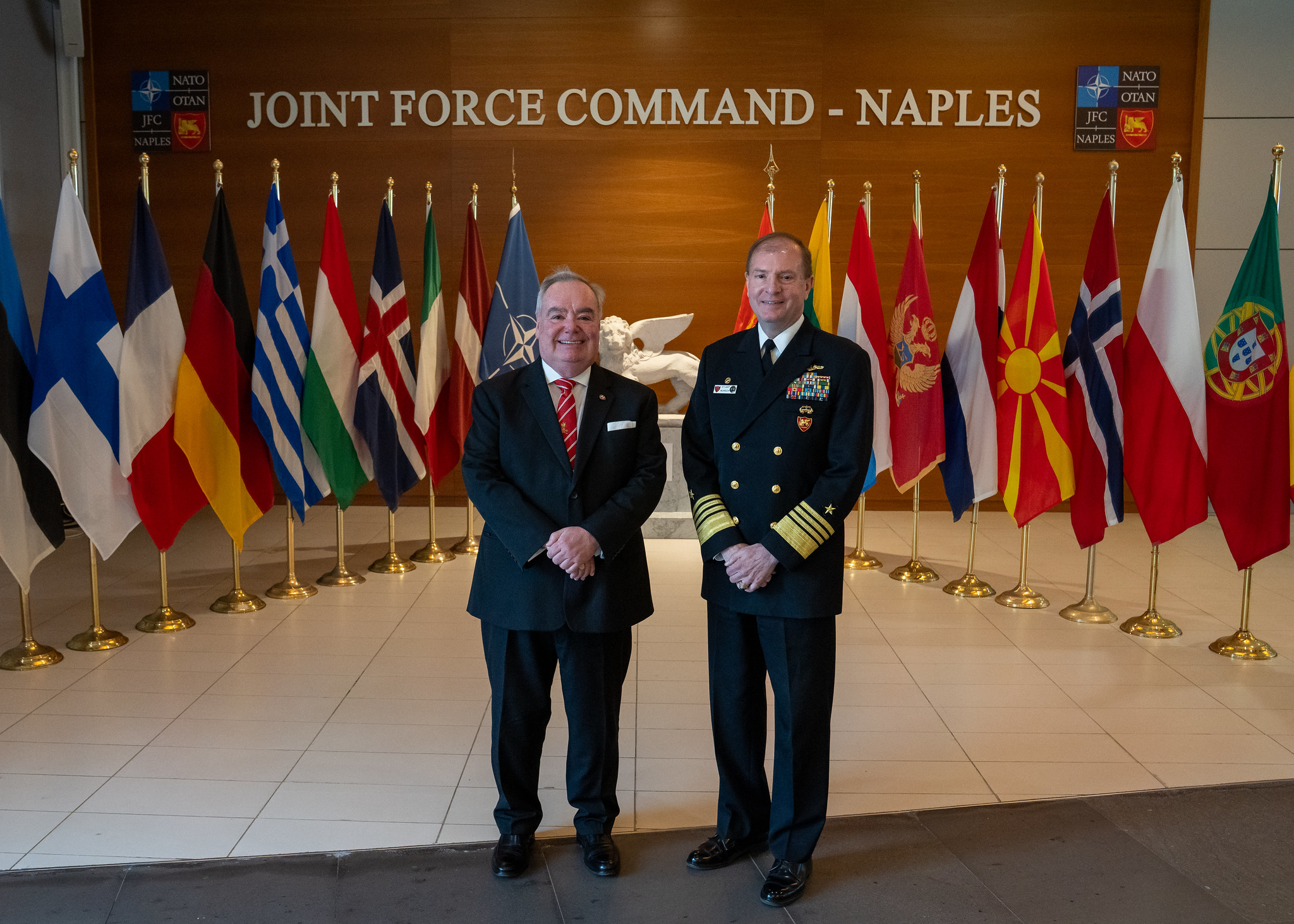 Visit of the Grand Master to NATO Headquarters Allied Joint Forces Command Naples