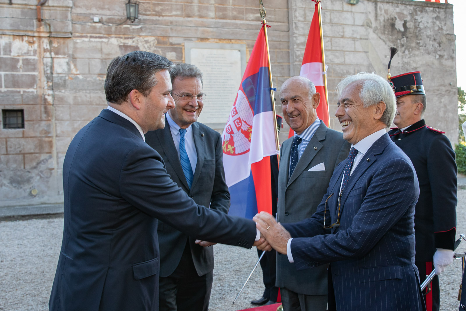 Minister of Foreign Affairs of the Republic of Serbia received at the Magistral Villa