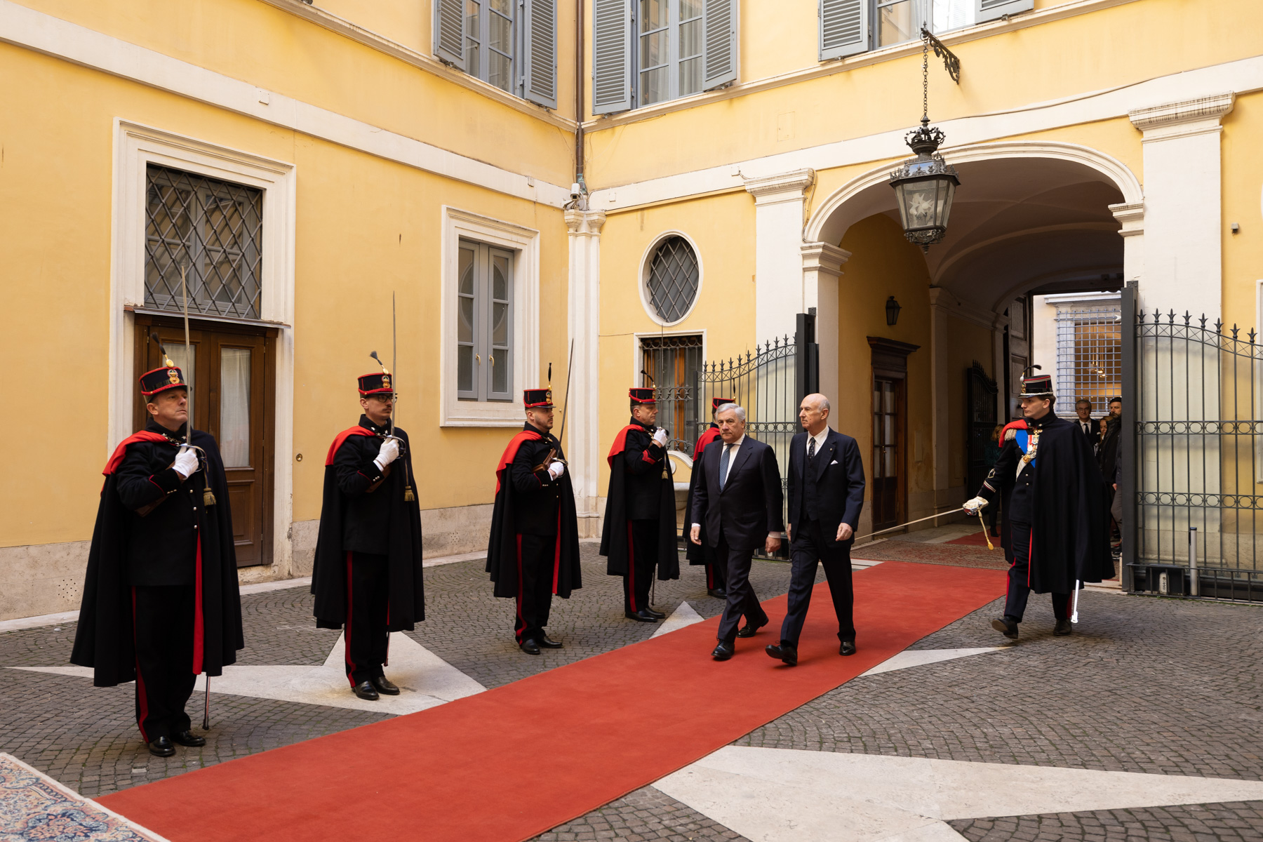 Official visit of Italian Minister of Foreign Affairs Antonio Tajani to the Magistral Palace