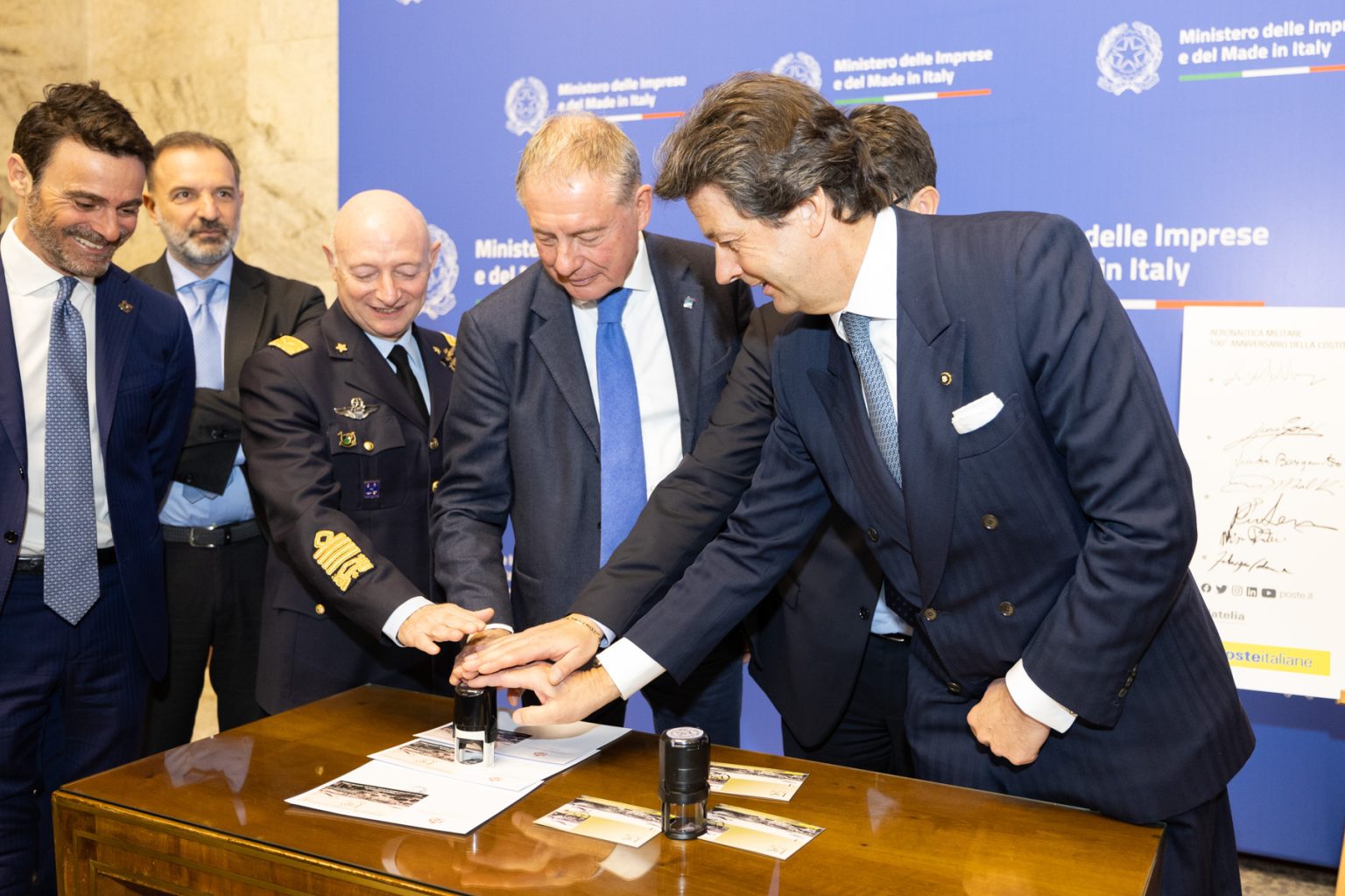 Joint philatelic issue ceremony with the Italian Air Force