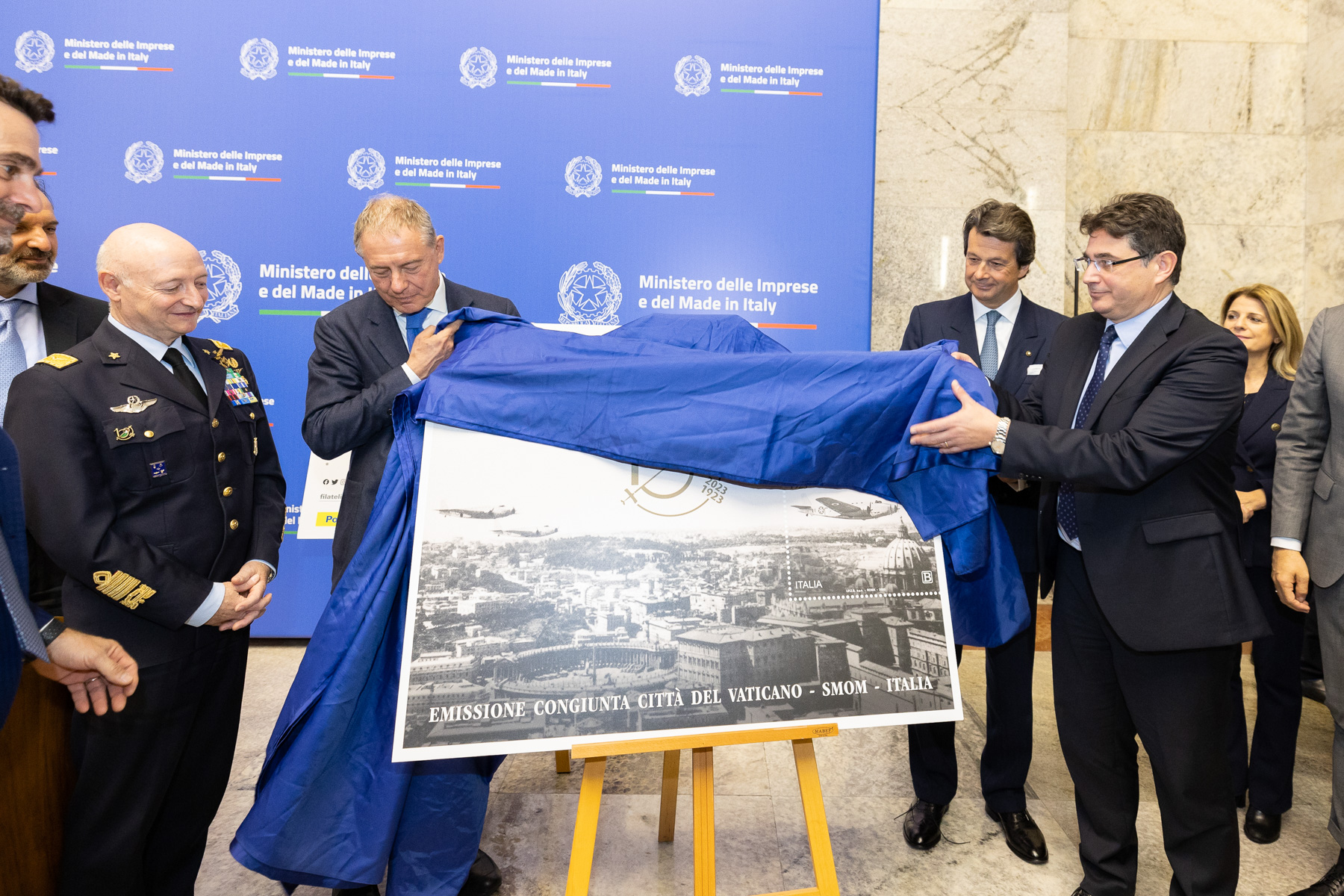 Joint philatelic issue ceremony with the Italian Air Force