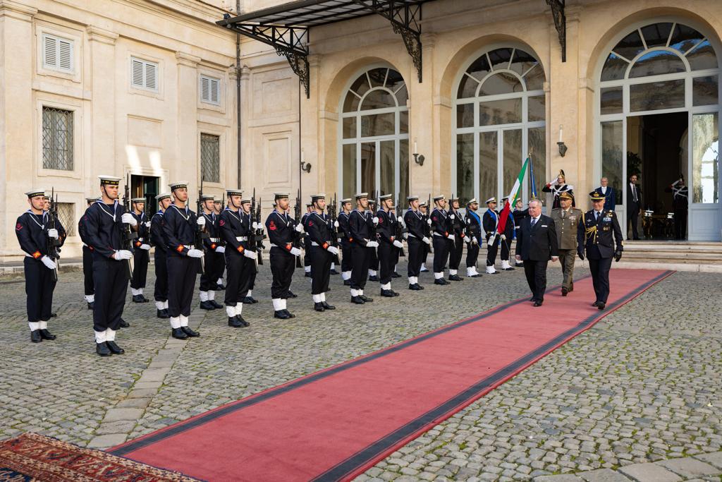 Visita Ufficiale di S.A.E. il Principe e Gran Maestro al Sig. Presidente della Repubblica Italiana